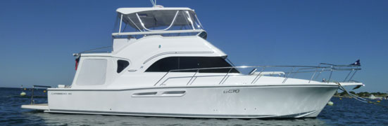 The vessel Odyssey on the water at Rottnest, maintained by Dazzling Marine on a monthly program since 2011