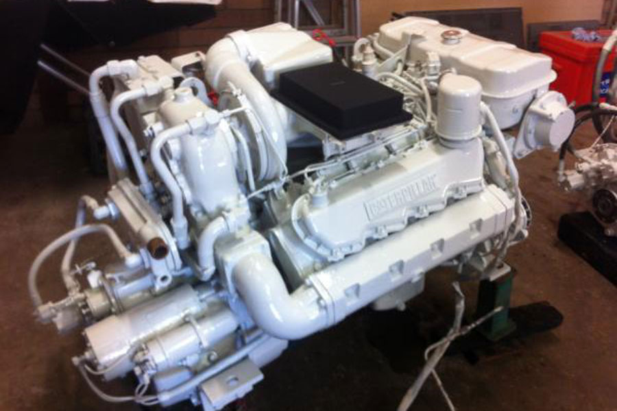 Marine maintenance work on engine and fittings by Dazzling Marine